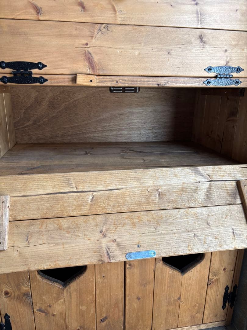 大幅値下げ‼️【美品】木製ハート型収納家具 カントリー調 シューズボックス