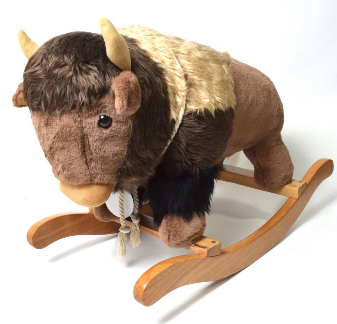 未使用6.4万 イルビゾンテ 特大 バッファロー ドール ぬいぐるみ