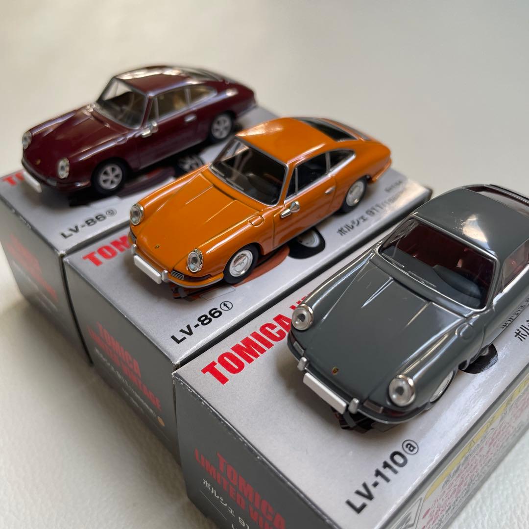 トミカリミテッドヴィンテージ　ポルシェ911 3台セット