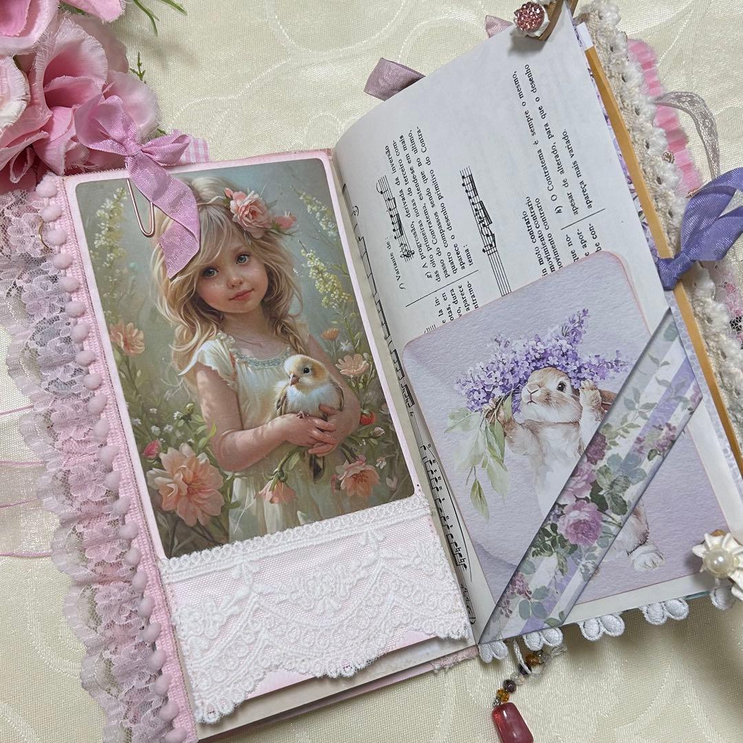 薔薇とレースのジャンクジャーナル・雑記帳　Happy Easter