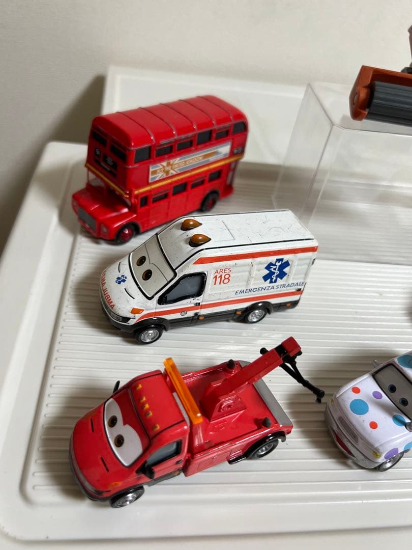 カーズ、ミニカー、マテル（フランク、ポルトコルサ、アイス、すもう）