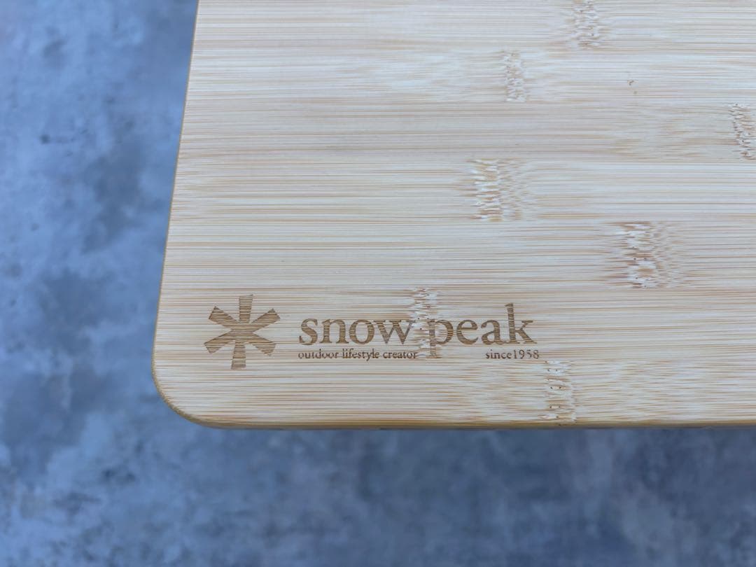 peak スノーピーク ワンアクションテーブル竹 旧仕様 廃盤品