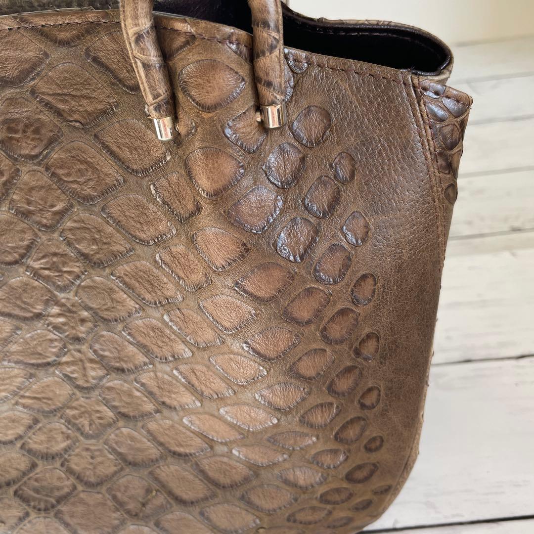 本革センザンコハンドバック