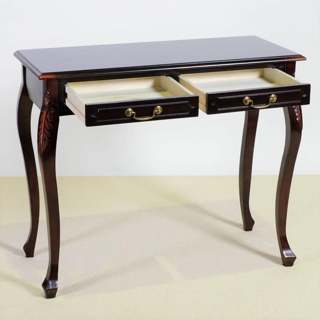 新品 コンソールテーブル アジアン デスク アンティーク 飾り棚 ホテル仕様