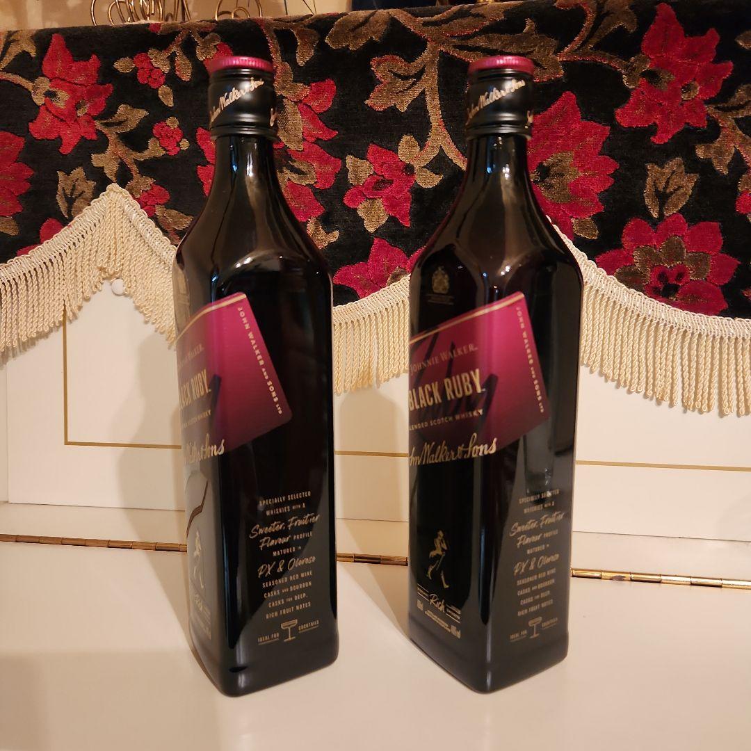 [新](貴重商品) ジョニーウォーカー ブラックルビー 2本セット