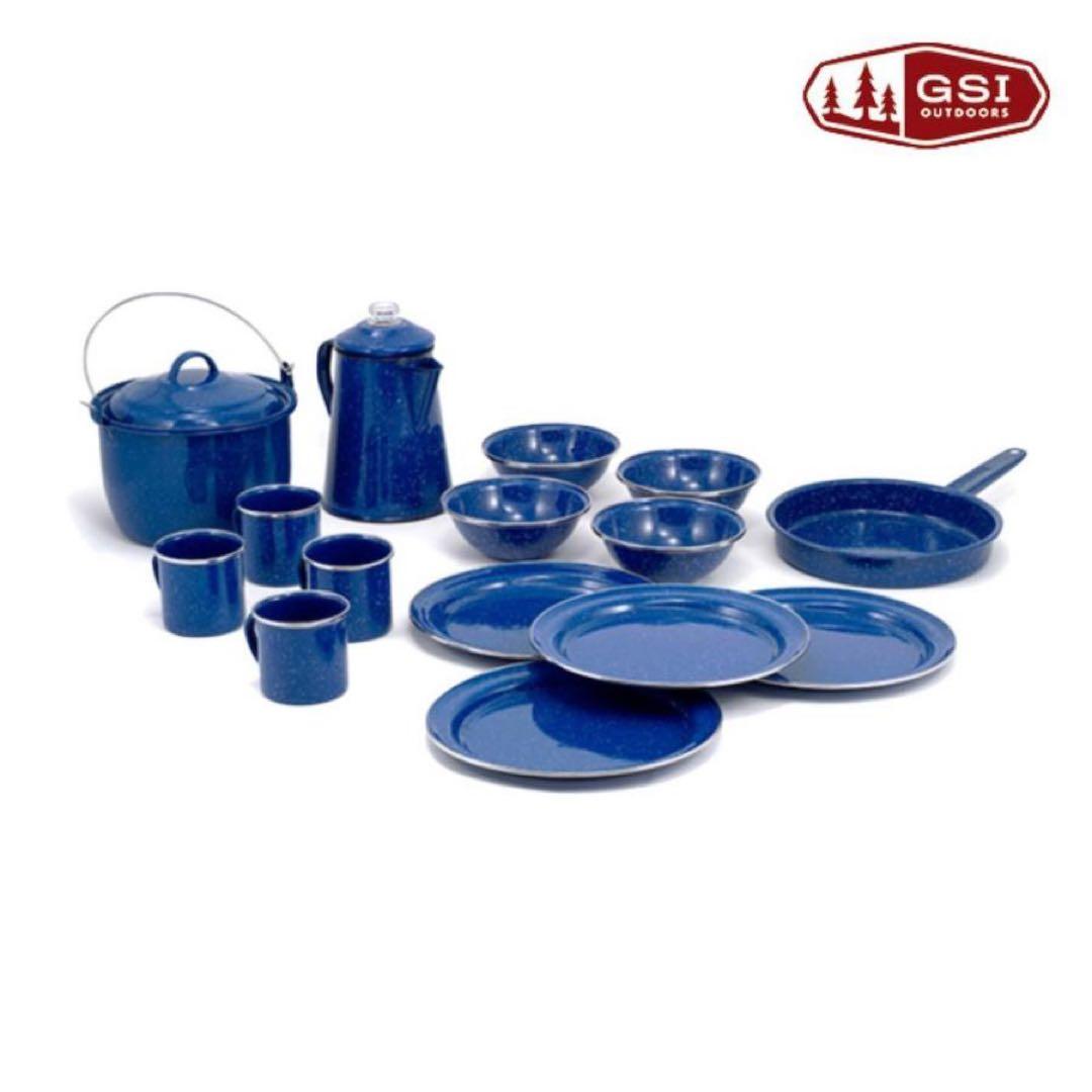 GSI パイオニア 16P キャンプセット　定価26.400円＋cinsa２枚付