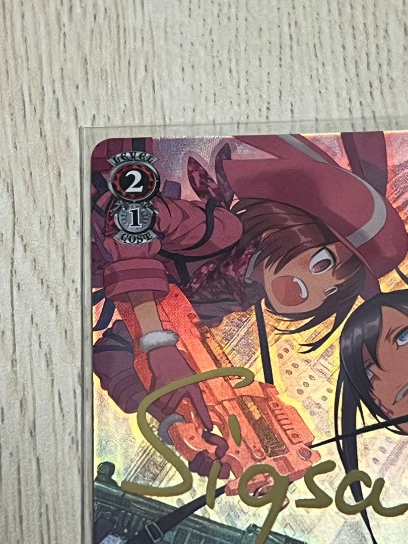 【電撃文庫30周年】サイン入り レン&ピトフーイ トレーディングカード