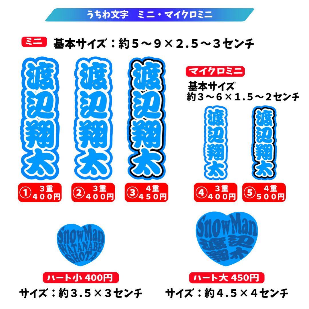 ゆうちゃん 　ミニうちわ文字　ステッカー