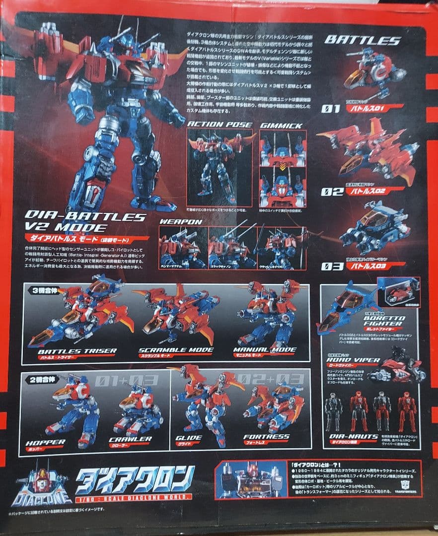 ダイアクロン ダイアバトロスV2 & バトルバッファローMkⅣストライカーセット