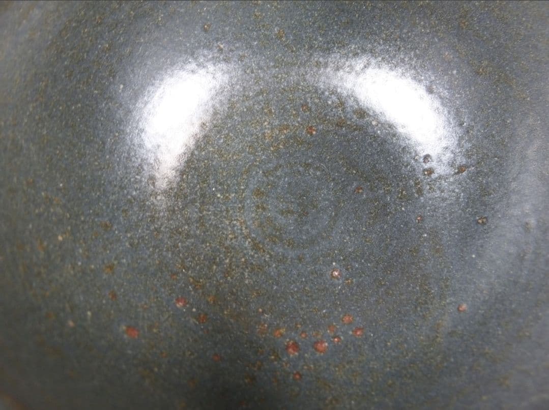 真作保証 13代 高取八仙 自作 高取春慶茶碗 高取焼 コレクター放出品 福岡県