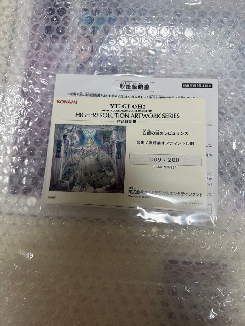 HIGH-RESOLUTION ARTWORK 白銀の城のラビュリンス　No.9