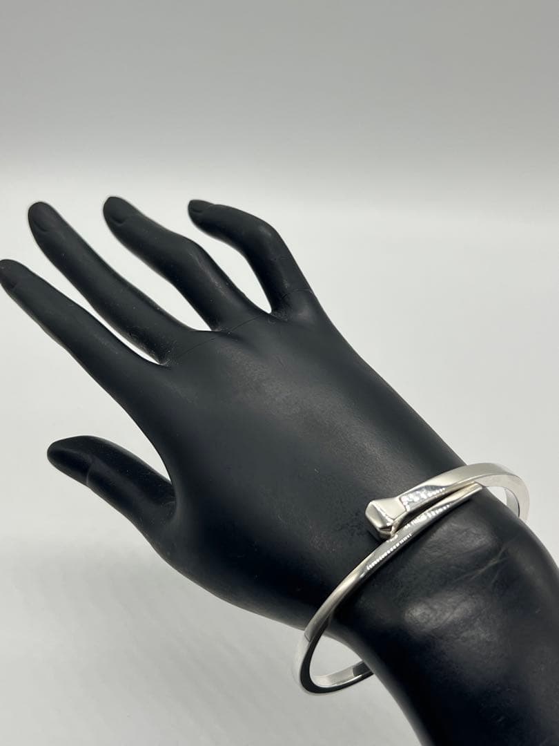 グッチ GUCCI 釘モチーフ バングル SV925 ヴィンテージ 希少