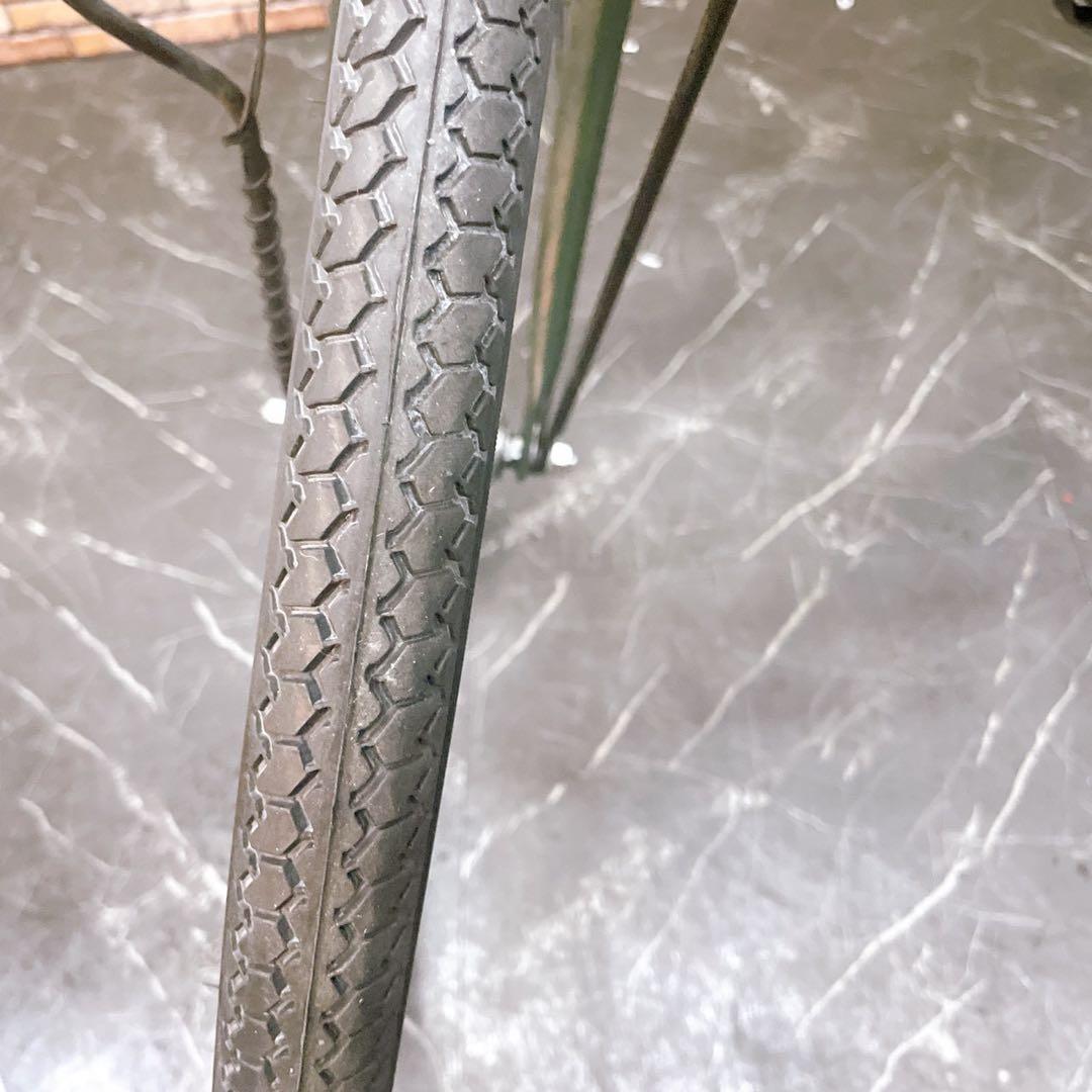 【34】一般車 ママチャリ GALLON カーキー 27インチ