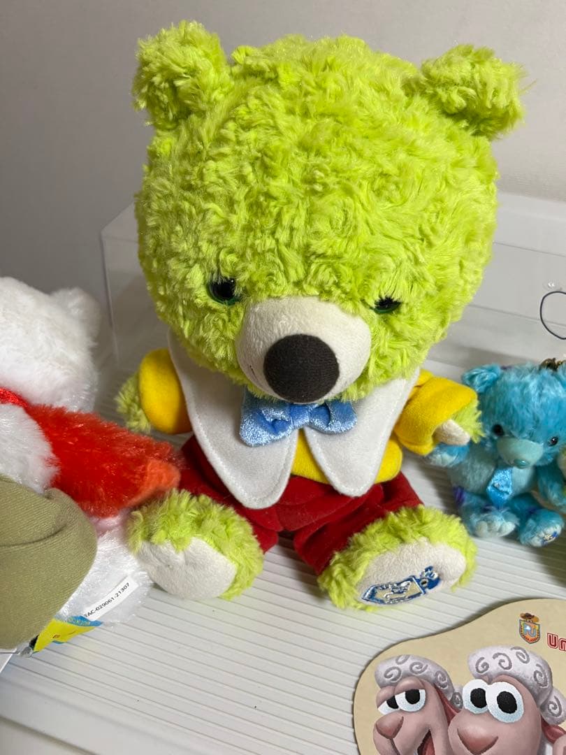 ユニベアシティぬいぐるみ、ぬいぐるみストラップセット、スポーク、マイク、サリー