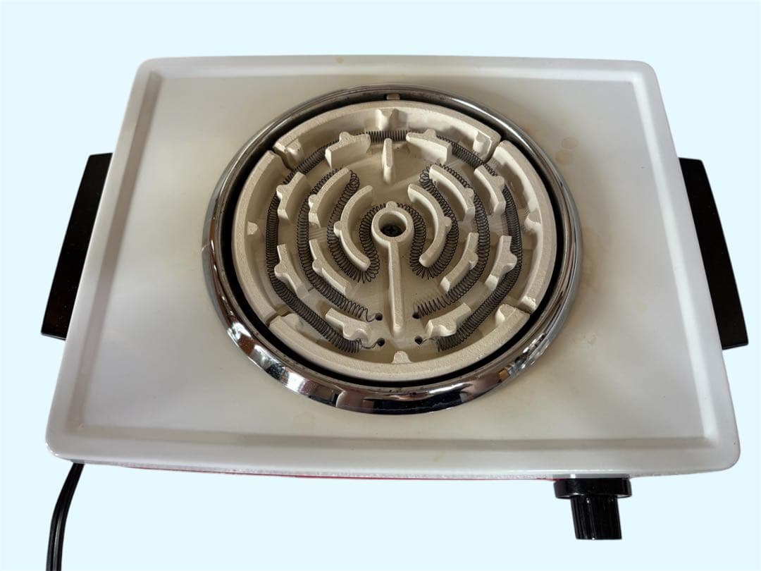 【レトロ家電・ジャンク品】NEC 電気コンロ EK-660 4段スイッチ付