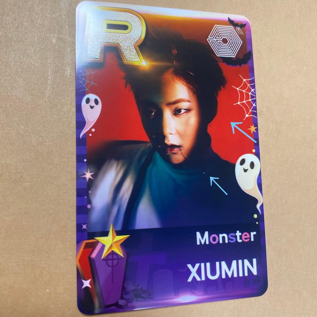 EXO シウミン　superstar smtown ハロウィン　トレカ