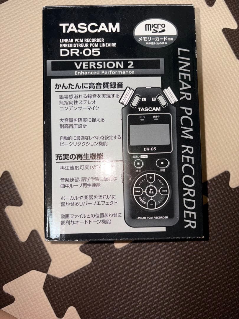 TASCAM DR-05 VERSION 2 リニアPCMレコーダー