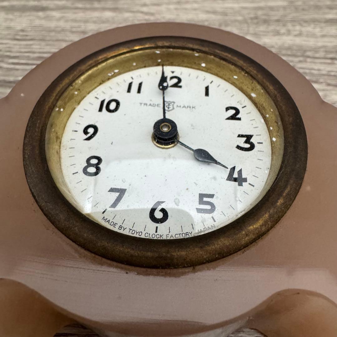 TRADE MARK 時計 ウランガラス