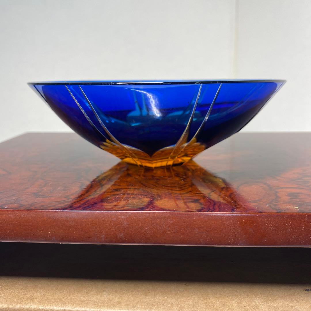 【茶道具】HOYACRYSTAL 冷抹茶碗（共箱）