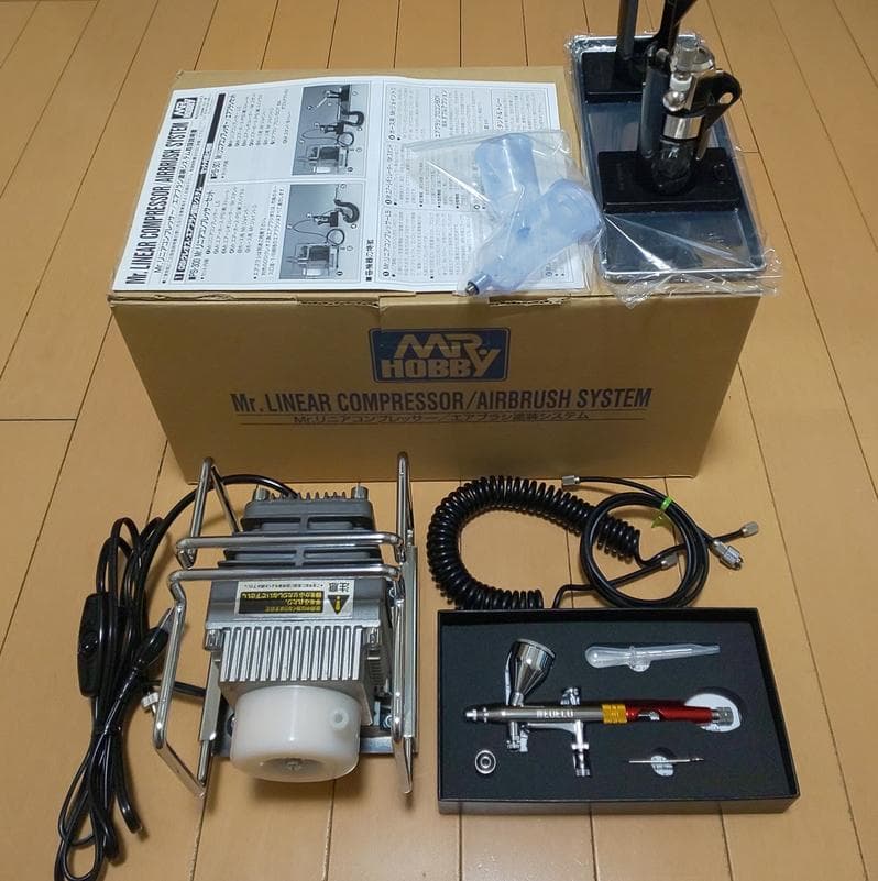 リニアコンプレッサーL5 エアブラシ レギュレーターセット エアーブラシ