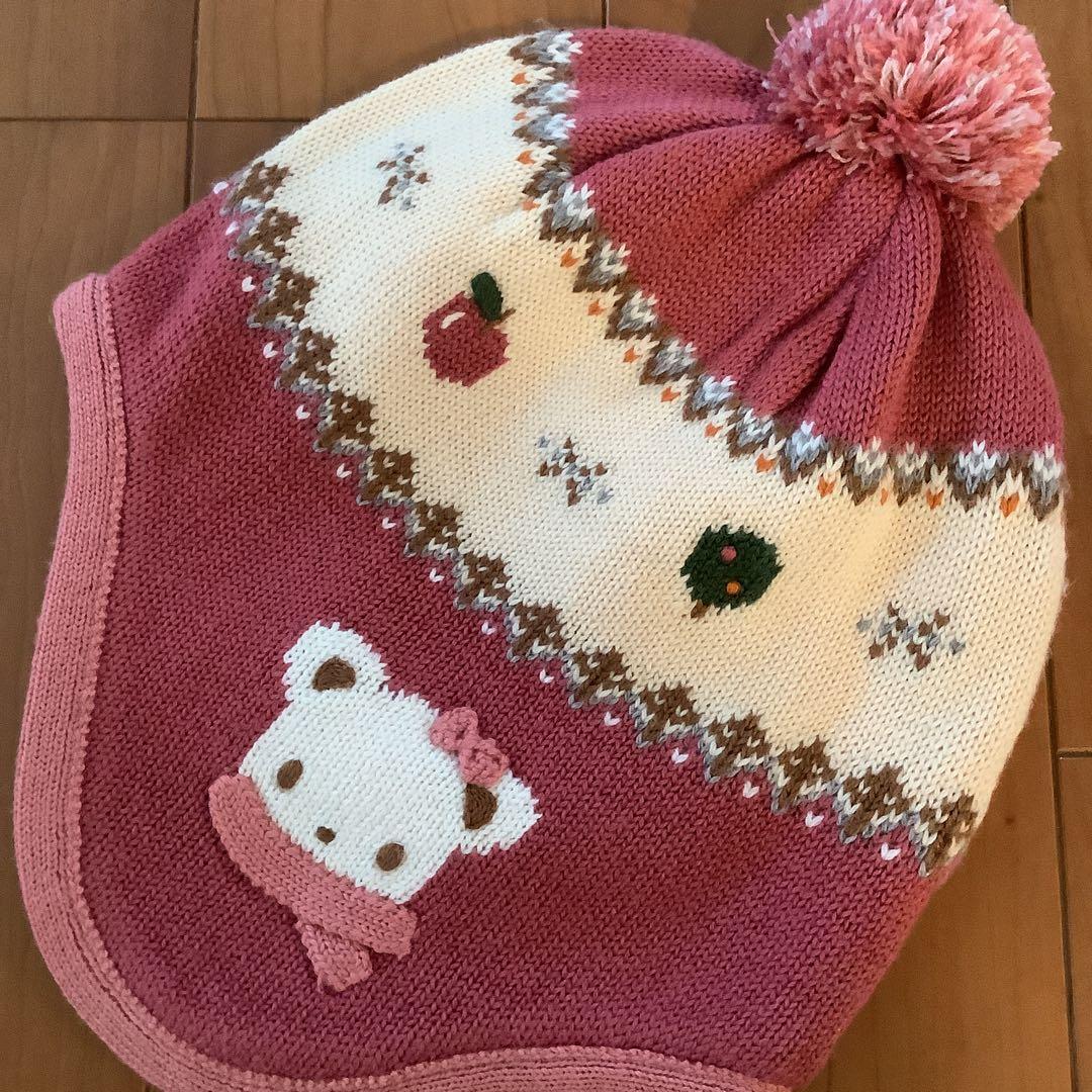 さ*き様 半額　新品同様　ファミリア　ファミちゃん　ニット帽 53-55cm 大