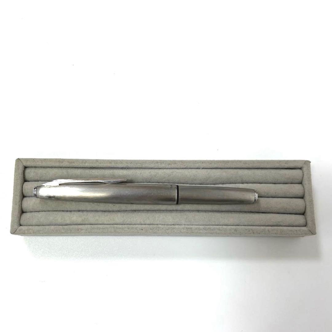 【18KWG刻印】SAILOR 万年筆　シルバー