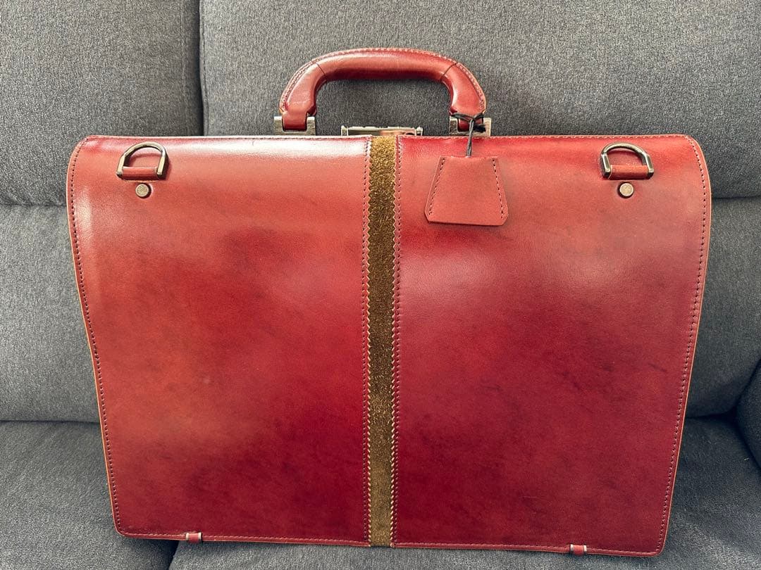 美品 DRAWER ダレスバッグ 本革 ビジネスバッグ ドクターズバッグ
