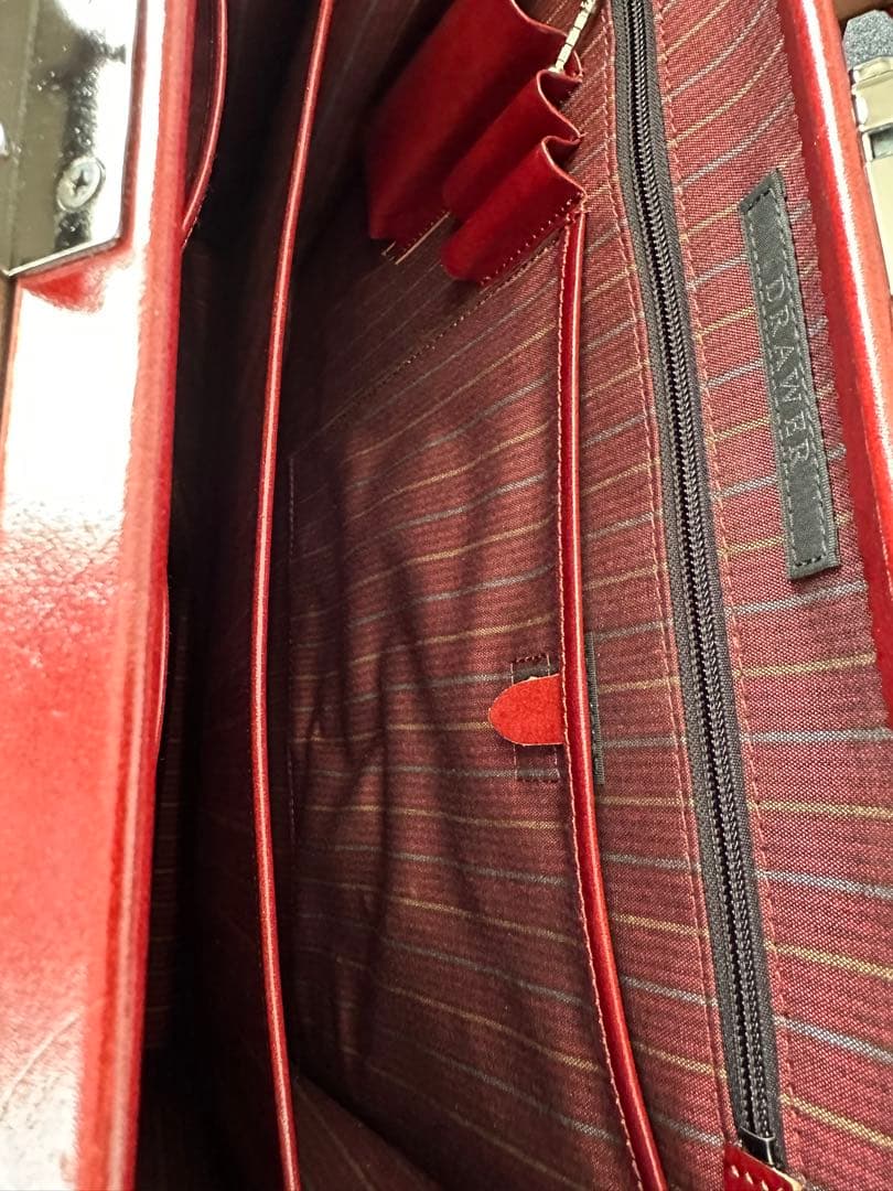 美品 DRAWER ダレスバッグ 本革 ビジネスバッグ ドクターズバッグ