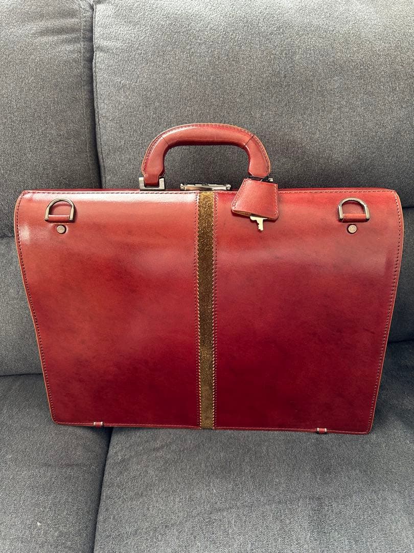 美品 DRAWER ダレスバッグ 本革 ビジネスバッグ ドクターズバッグ