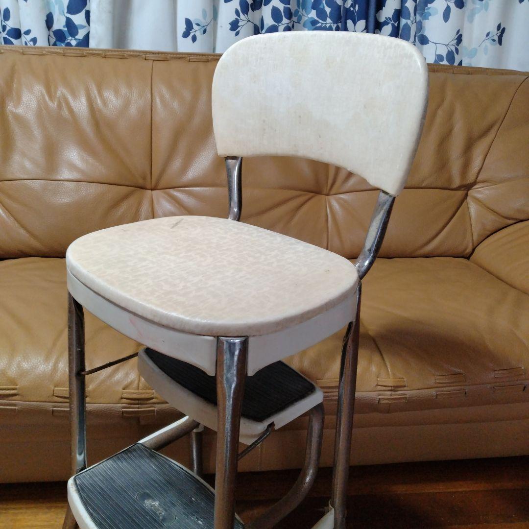 米国USAステップチェア椅子Coscoビンテージミッドセンチュリー古道具レトロ