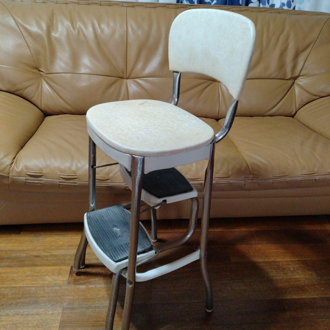 米国USAステップチェア椅子Coscoビンテージミッドセンチュリー古道具レトロ