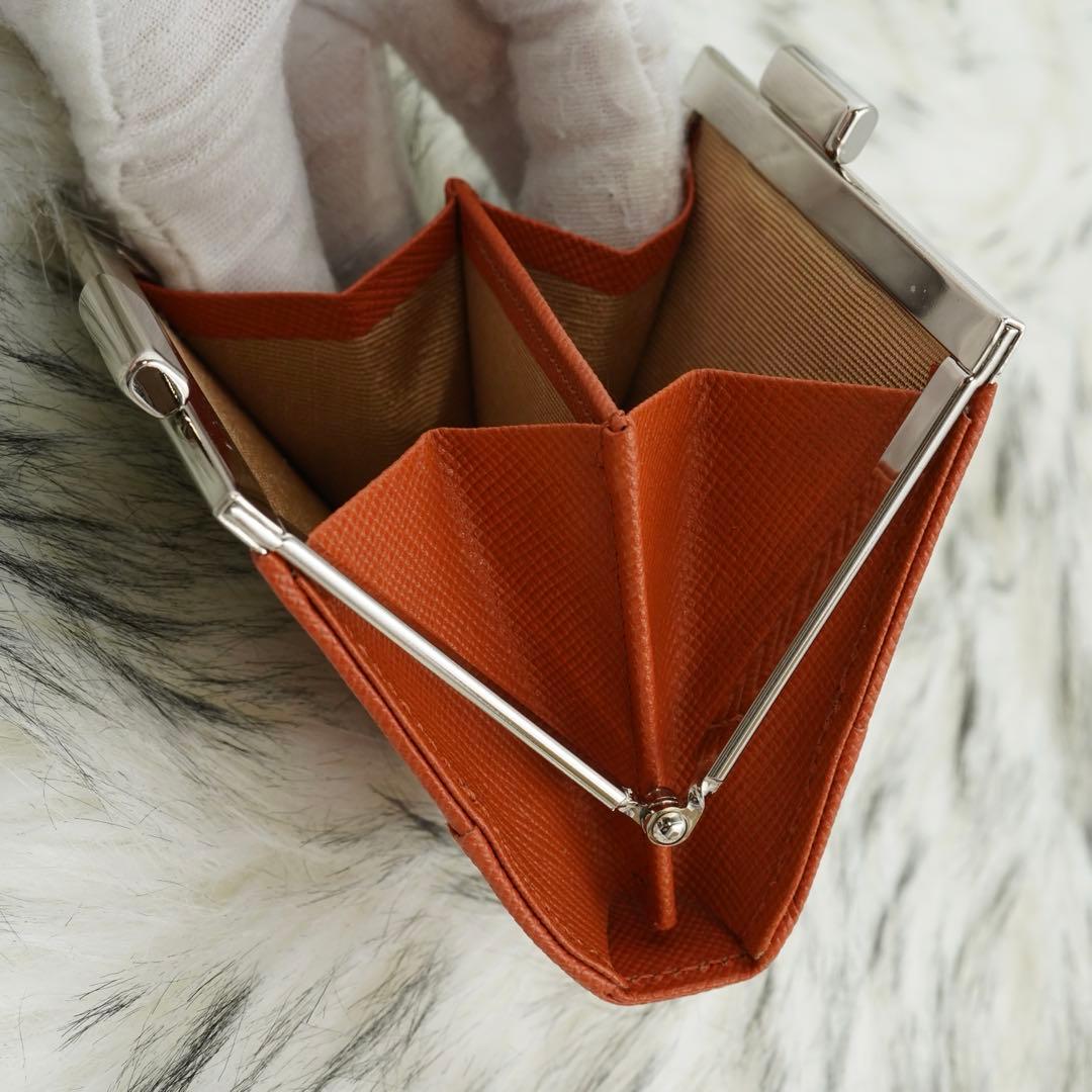 新品　箱付き　BURBERRY LONDON 小銭入れ　ノバチェック　オレンジ