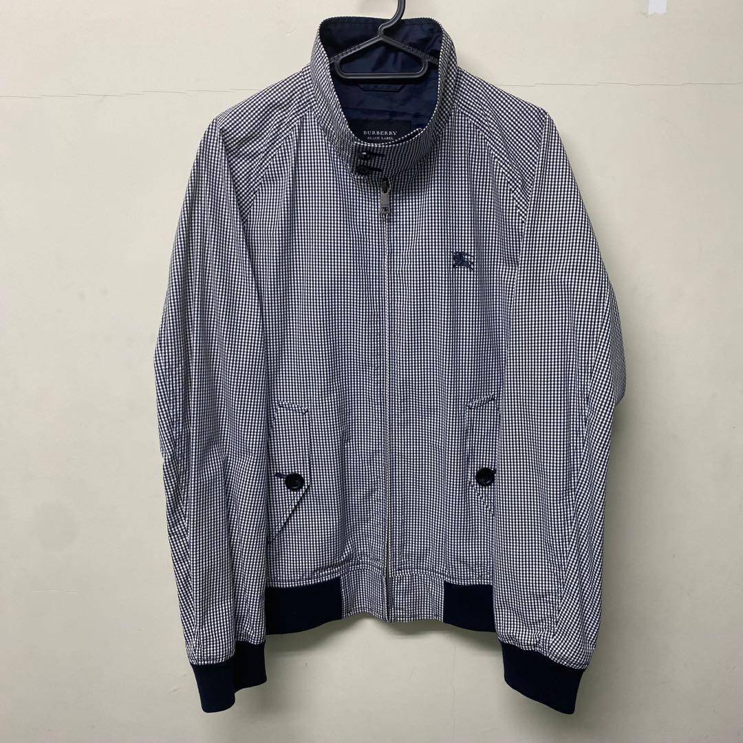 【希少】Burberry ギンガムチェック　ハリントンジャケット