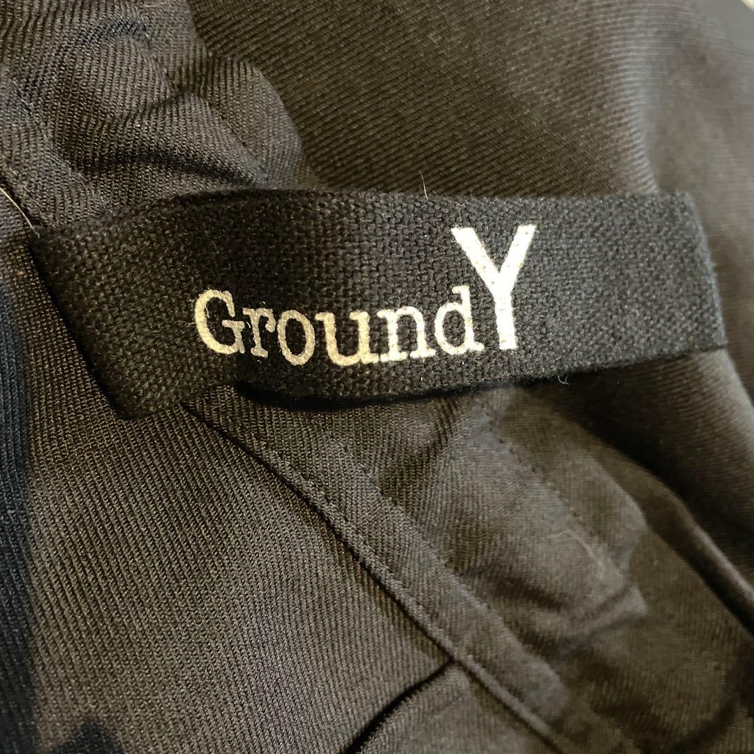 Ground Y グラウンドワイ　ヨウジヤマモト　ブラックサルエルパンツ　アシメ