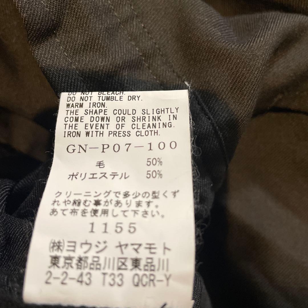 Ground Y グラウンドワイ　ヨウジヤマモト　ブラックサルエルパンツ　アシメ