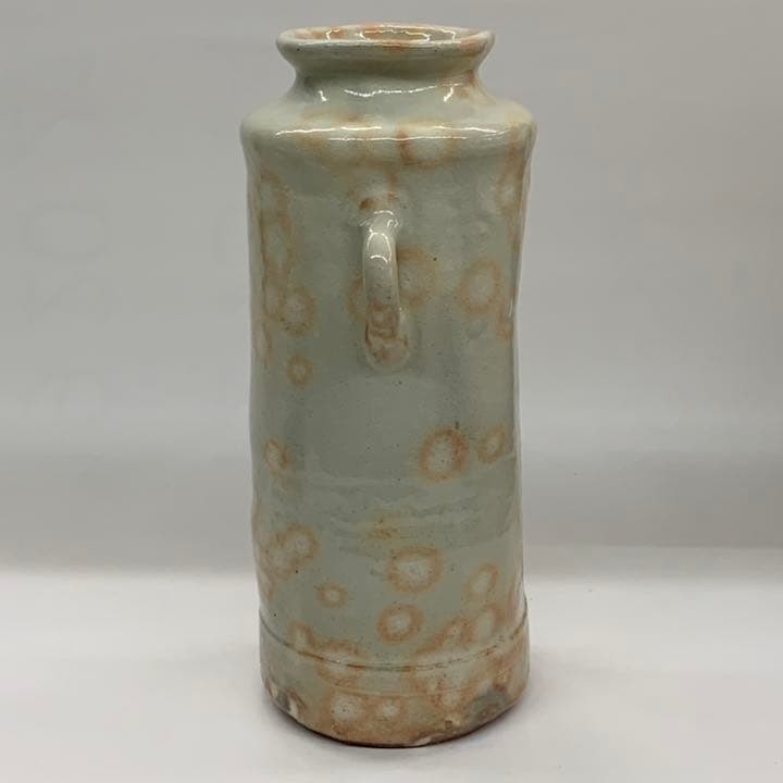 【花入21】萩6  御本手　耳付　彩雲窯　高さ22㎝