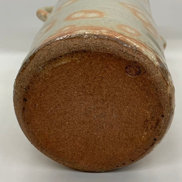 【花入21】萩6  御本手　耳付　彩雲窯　高さ22㎝