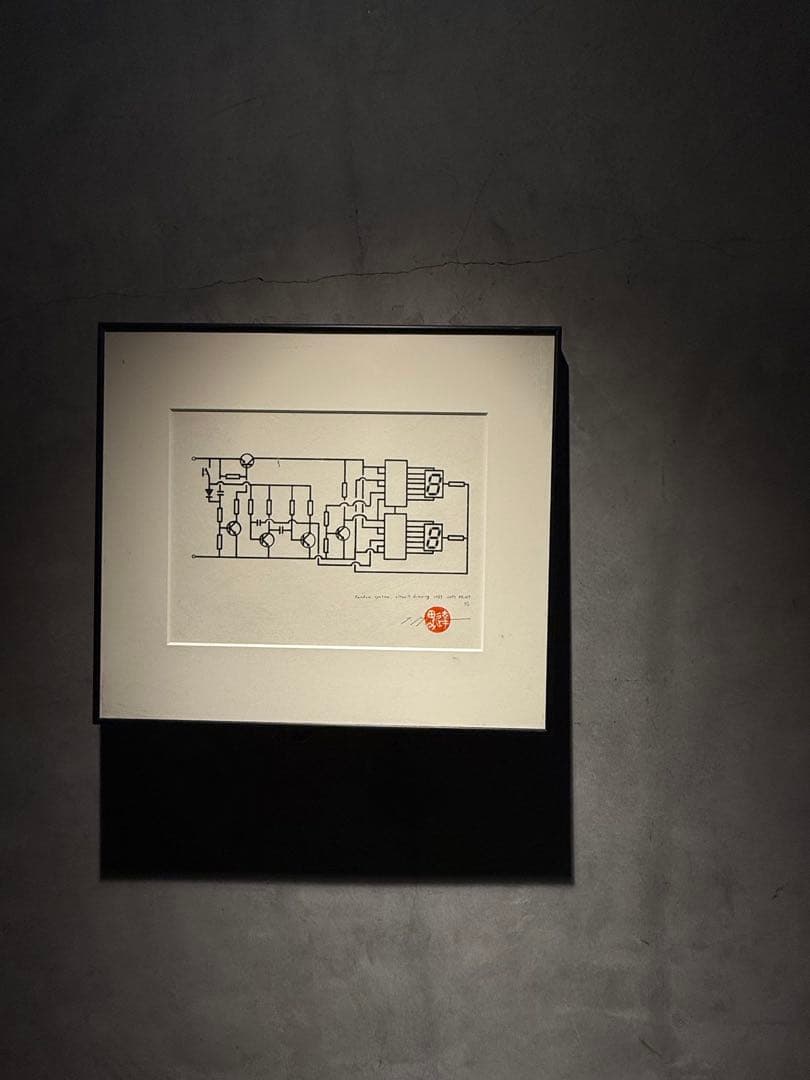 希少　宮島達男　89\" シルクスクリーンEdition限定3 印　直筆サインあり