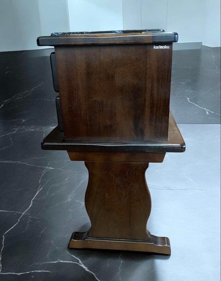 カリモク家具★テレフォンベンチ　花台　文机　使い方いろいろ