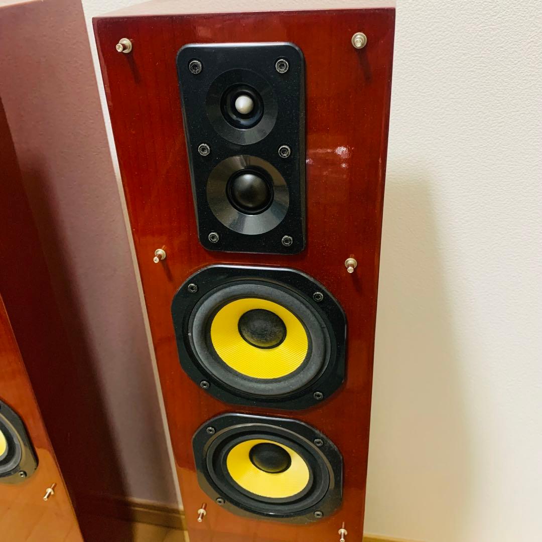 【美品】 DENON トールボーイスピーカー SC-T33XG ペア　ベース付