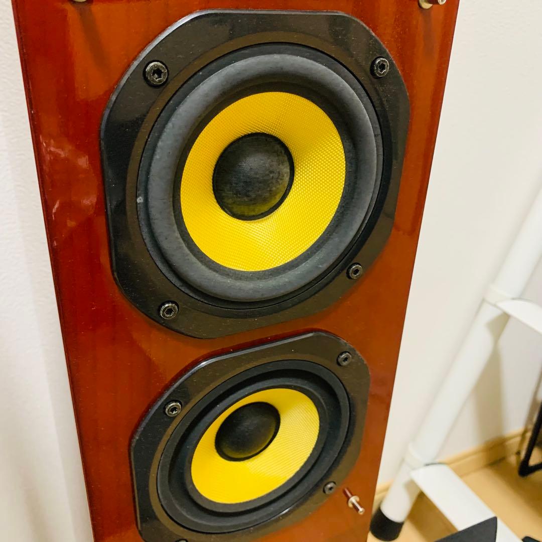 【美品】 DENON トールボーイスピーカー SC-T33XG ペア　ベース付