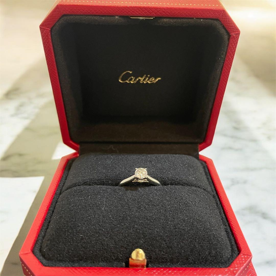 【価格見直し】Cartier 1895 ソリテール 0.35ct GIA VS1