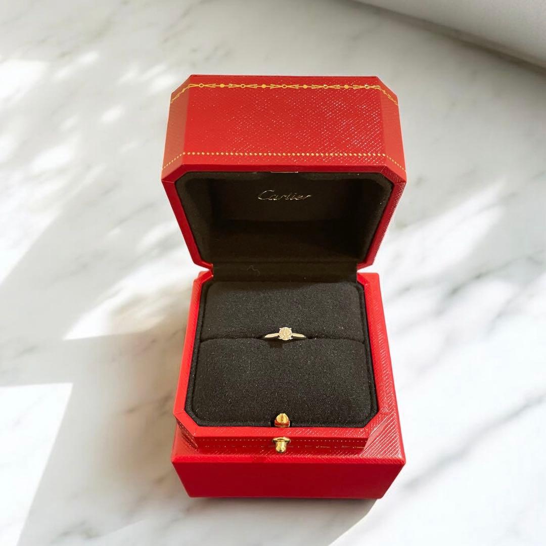 【価格見直し】Cartier 1895 ソリテール 0.35ct GIA VS1