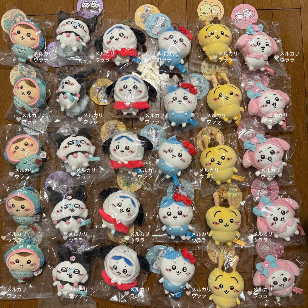 ちいかわ×サンリオキャラクターズ ぷちミニマスコット　5セット　30点