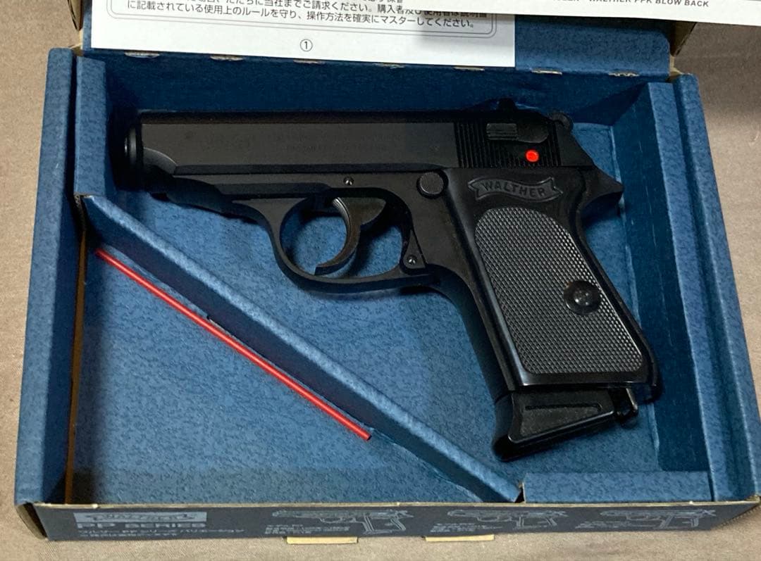 マルゼン　ワルサーPPK ブローバック　ブラックモデル