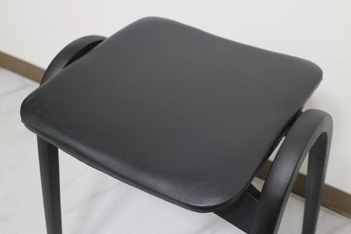 美品 秋田木工 スタッキング スツール チェア 椅子 曲木 ②