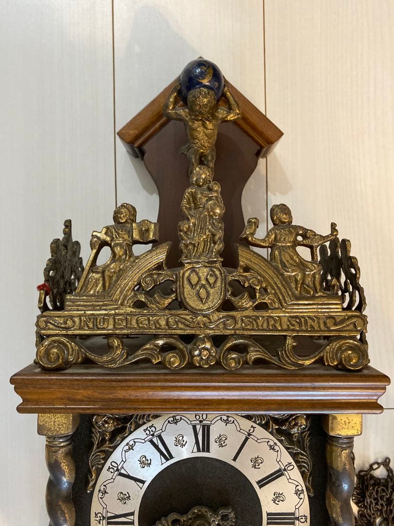 掛け時計　オランダ　Warmink社　ザーンセ時計　アンティーク