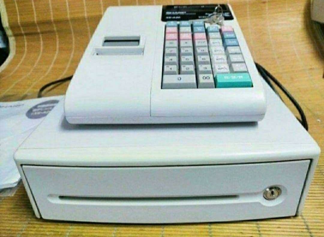 シャープレジスター　XE-A20　店名設定無料ロゴ可能機種　202500