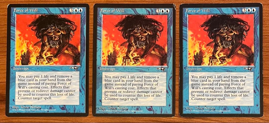 【最終値下】《Force of Will》3枚セット