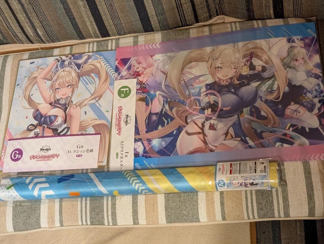 マジくじ アズールレーン A賞 グアム 3種　BIGタペストリー ポスター 色紙